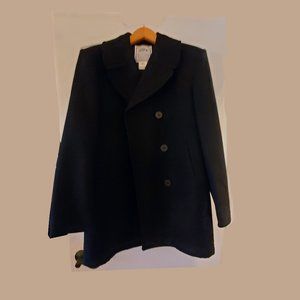 Vintage Wool Navy Pea Coat - image 1